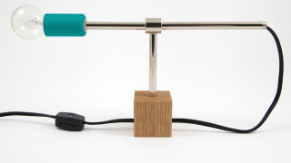 Illustration for article titled Assemble This Strikingly Spartan Lamp Any Way You Want To